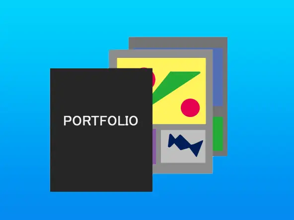 ポートフォリオのイラスト